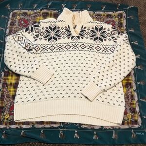 Polo By Ralph Lauren Men's Fair Isle Snowflake Sweater Size Medium